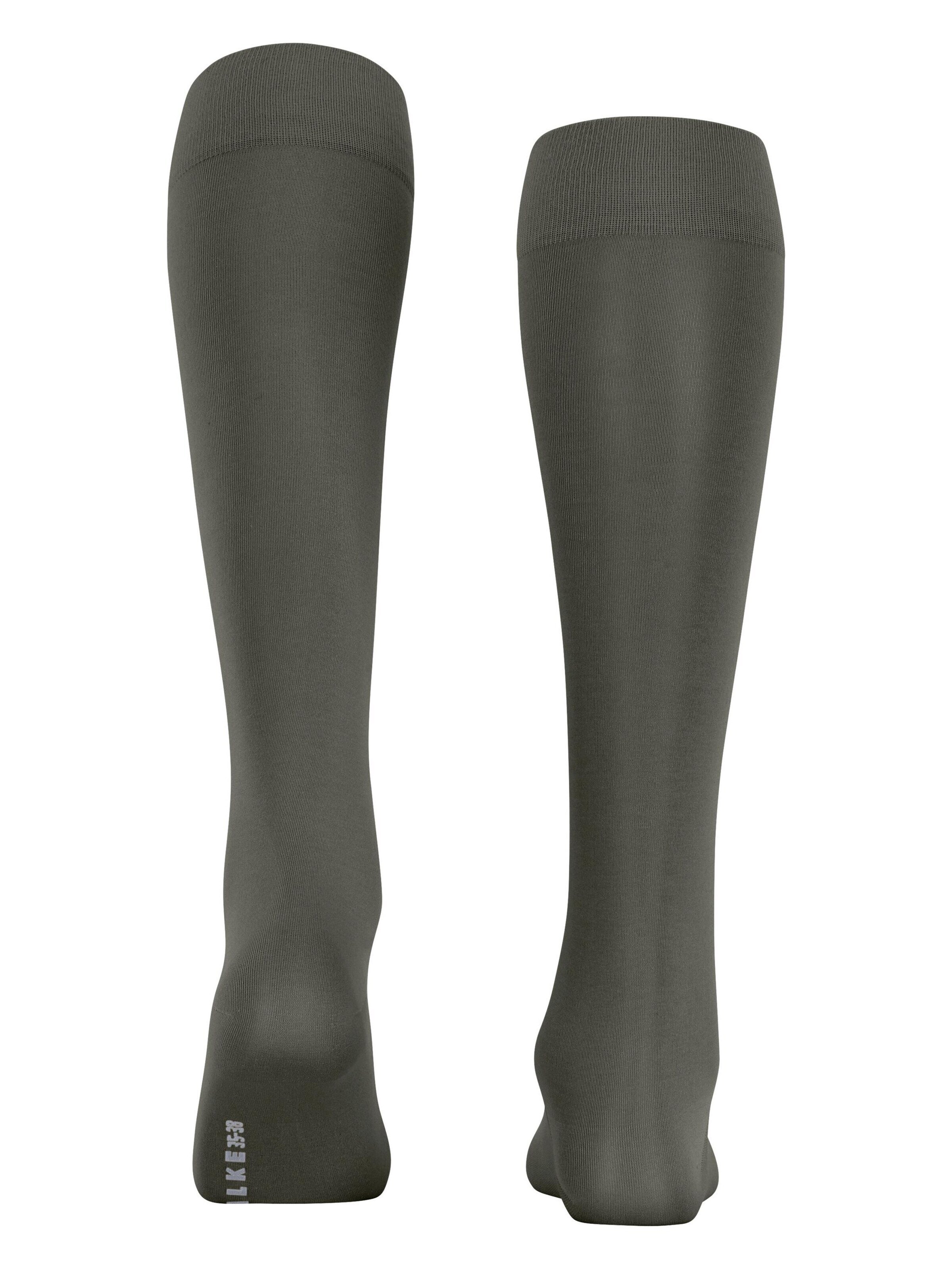 FALKE Knee High Socks 'Cotton Touch' in Green