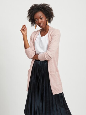 VILA Knit cardigan 'Ril' in Pink: front