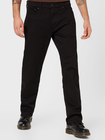 HOLLISTER - regular Vaquero 'NO FADE' en negro: frente