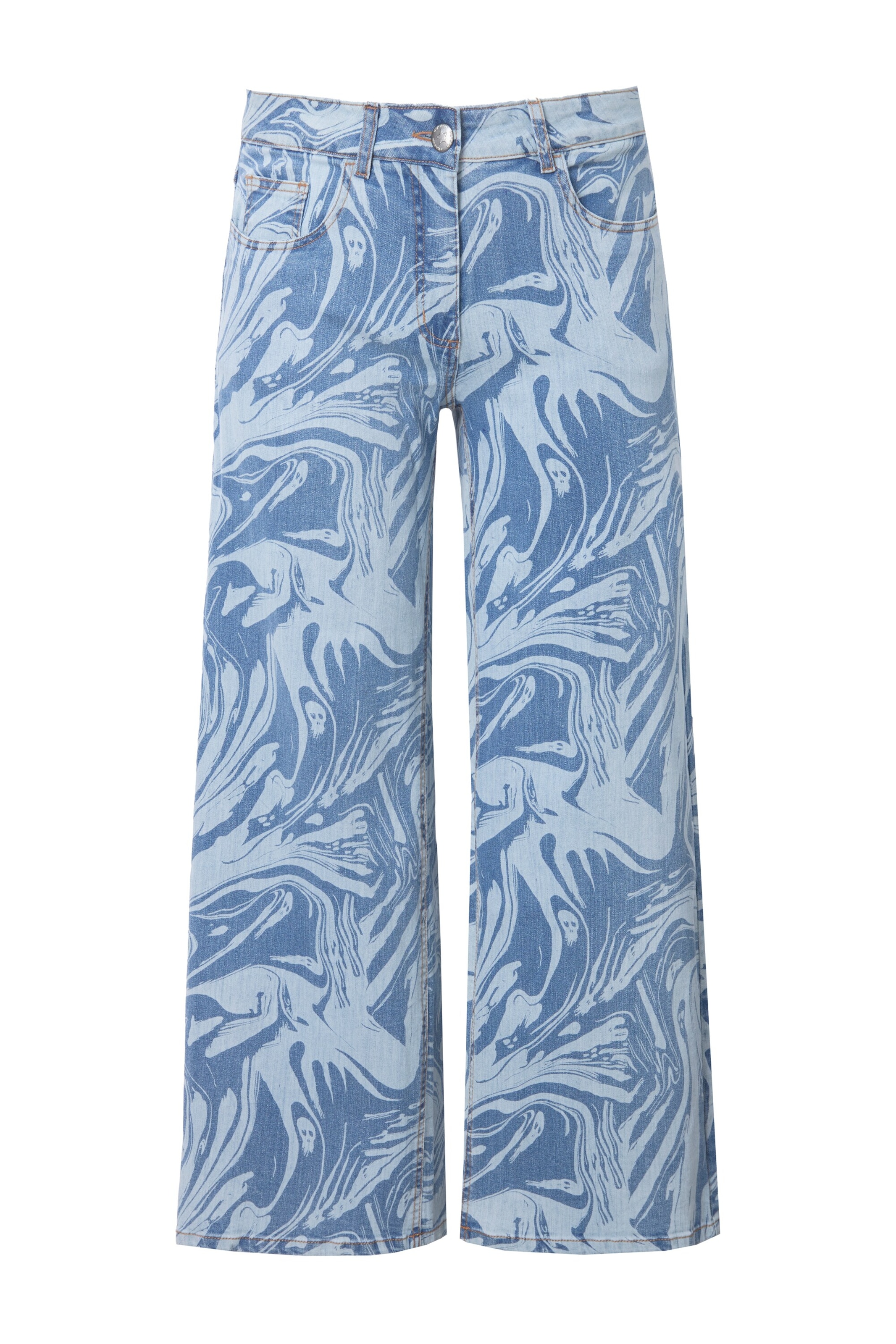 Wide Leg Jean Angel of Style en bleu : devant