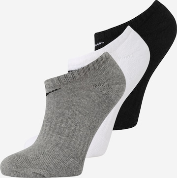NIKE Athletic Socks in Grey: front