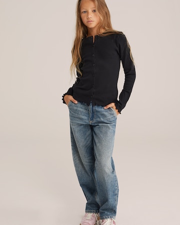 WE Fashion Knit cardigan in Black