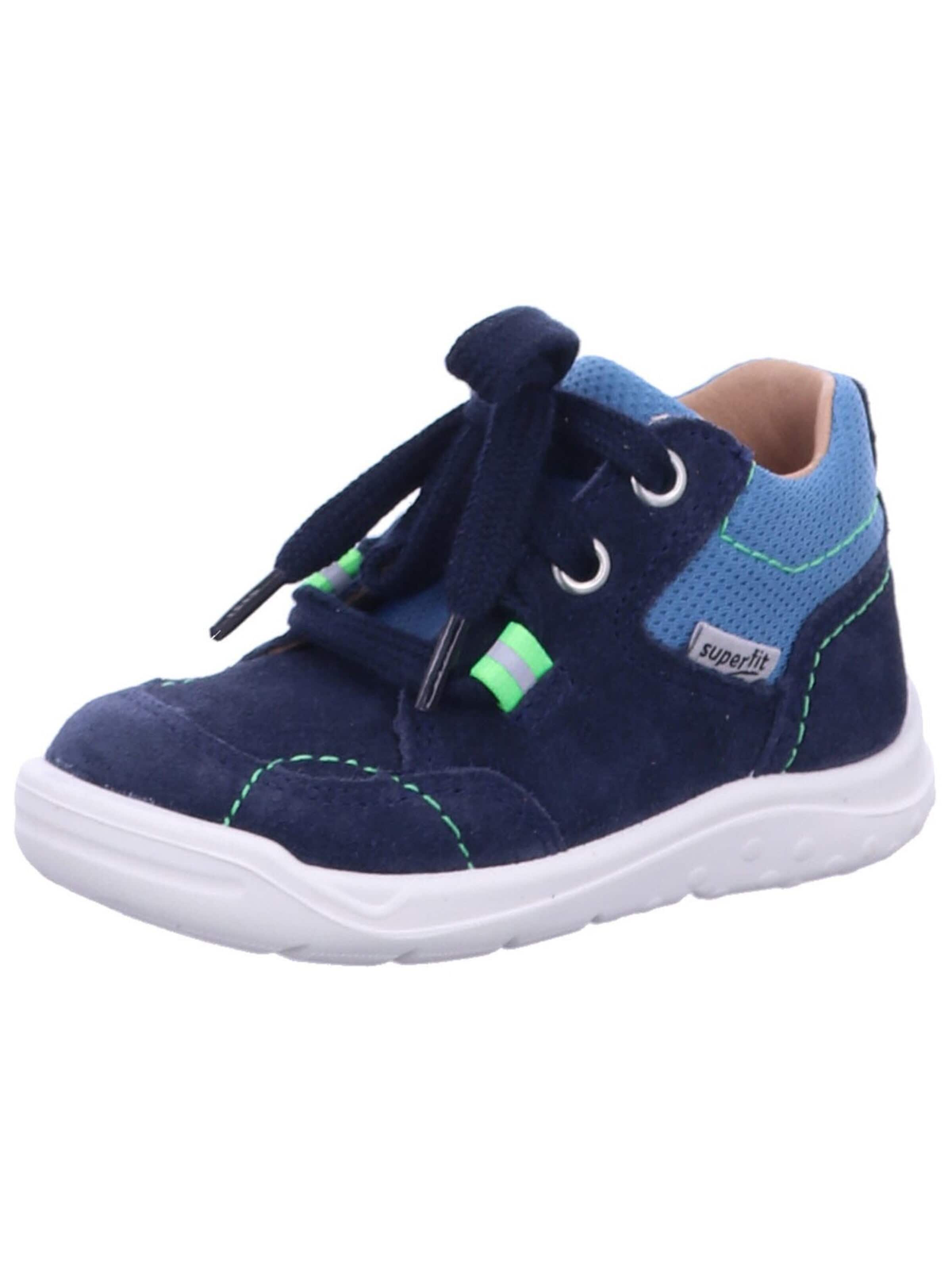 SUPERFIT First-Step Shoes 'Lauflernschuhe Jungen 1-000740 8000 Echtleder in blau' in Blue: front