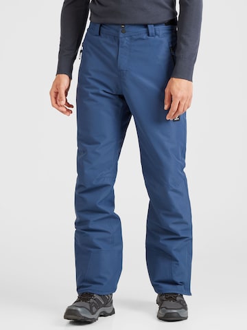 Regular Pantalon outdoor 'Footrail' BRUNOTTI en bleu : devant