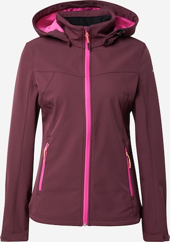 Veste outdoor 'BRENHAM' ICEPEAK en rouge : devant