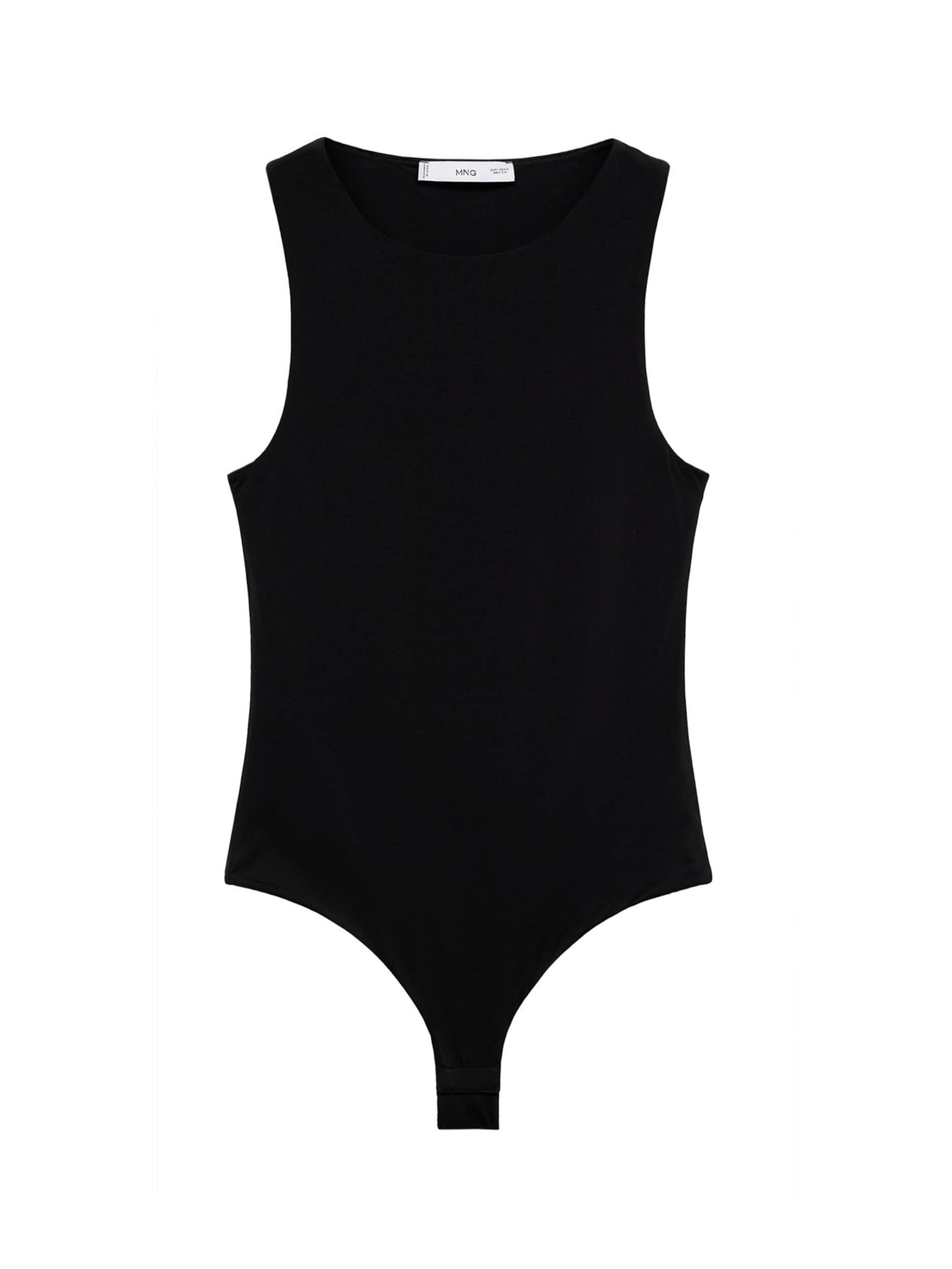 MANGO Shirtbody 'STORMY' i sort: forside