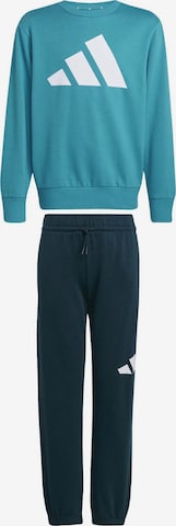 žalia ADIDAS SPORTSWEAR Treniruočių kostiumas 'Essentials': priekis