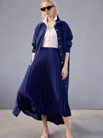 Touché Privé Nederdel 'Pleated Skirt' i blå
