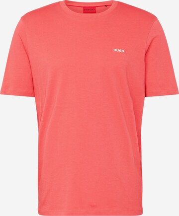 HUGO Shirt 'Dero' in Rood: voorkant