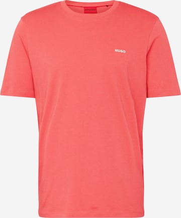 T-Shirt 'Dero' HUGO Red en rouge : devant