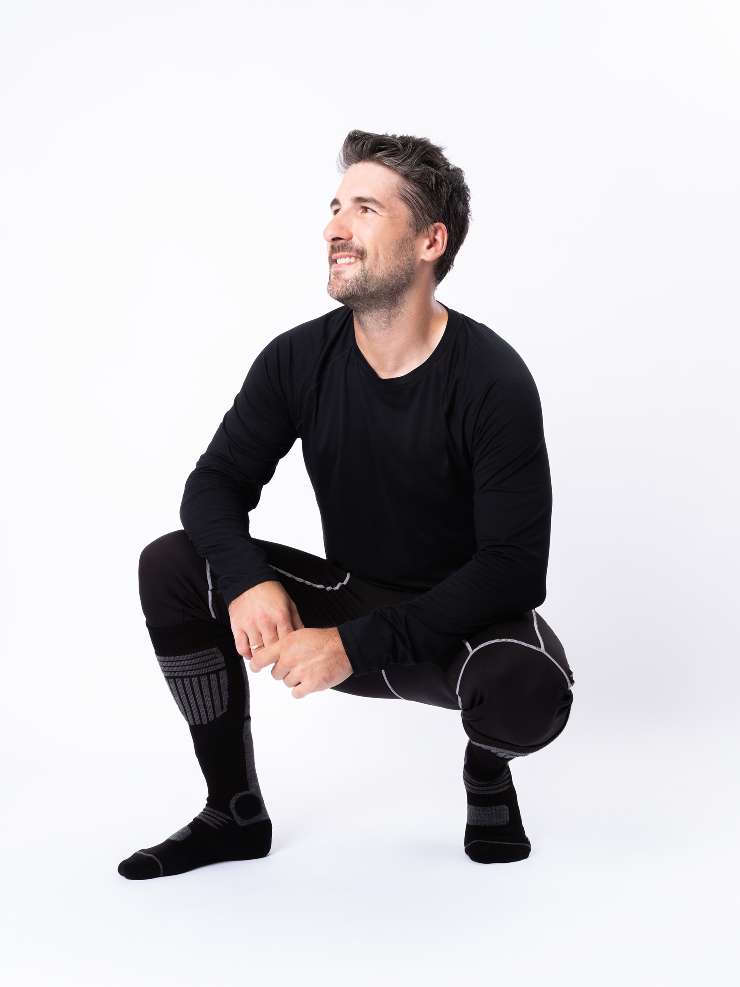 Occulto - Calcetines deportivos 'Ski Felix' en gris