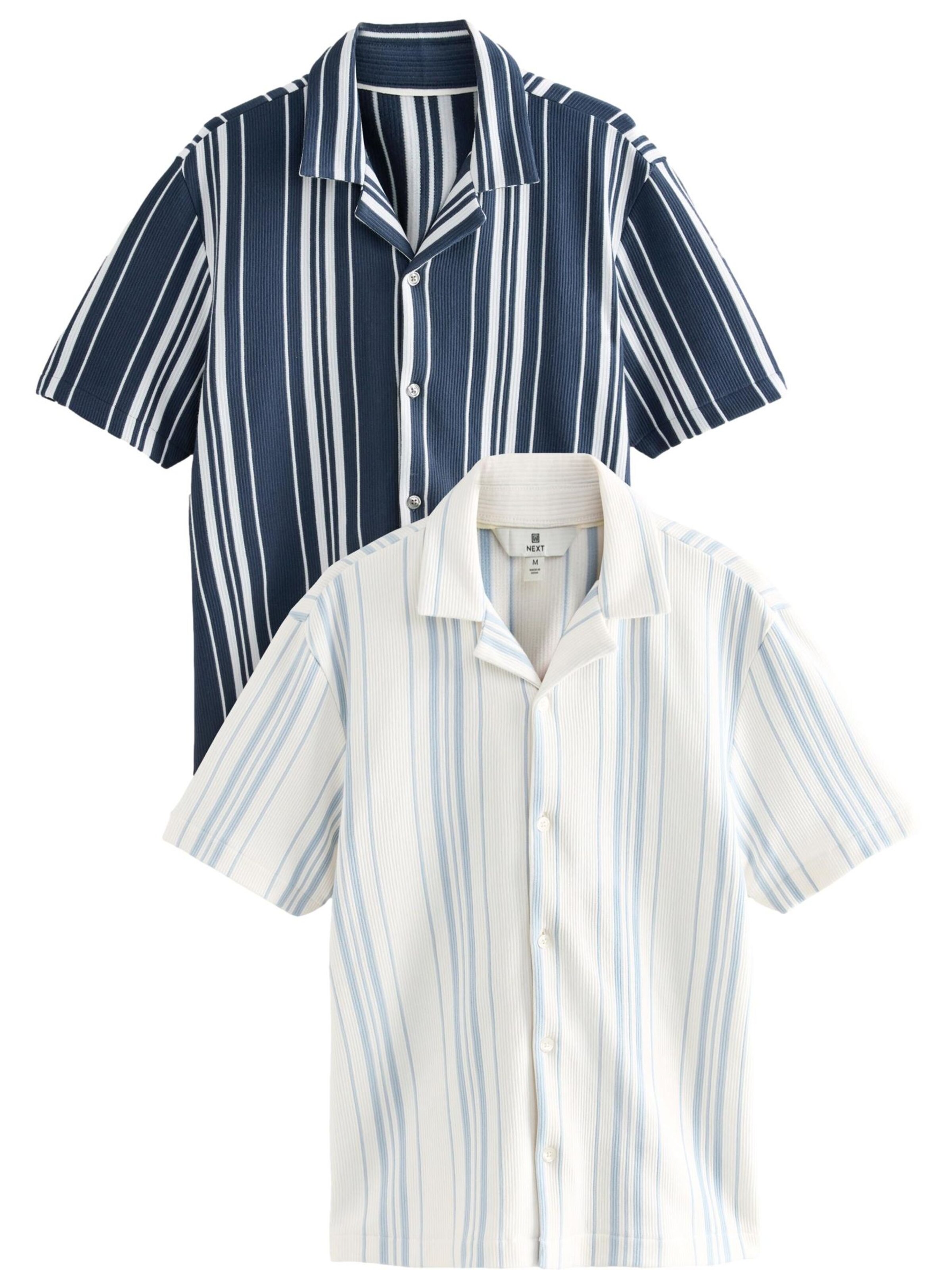 Coupe regular Chemise Next en bleu : devant