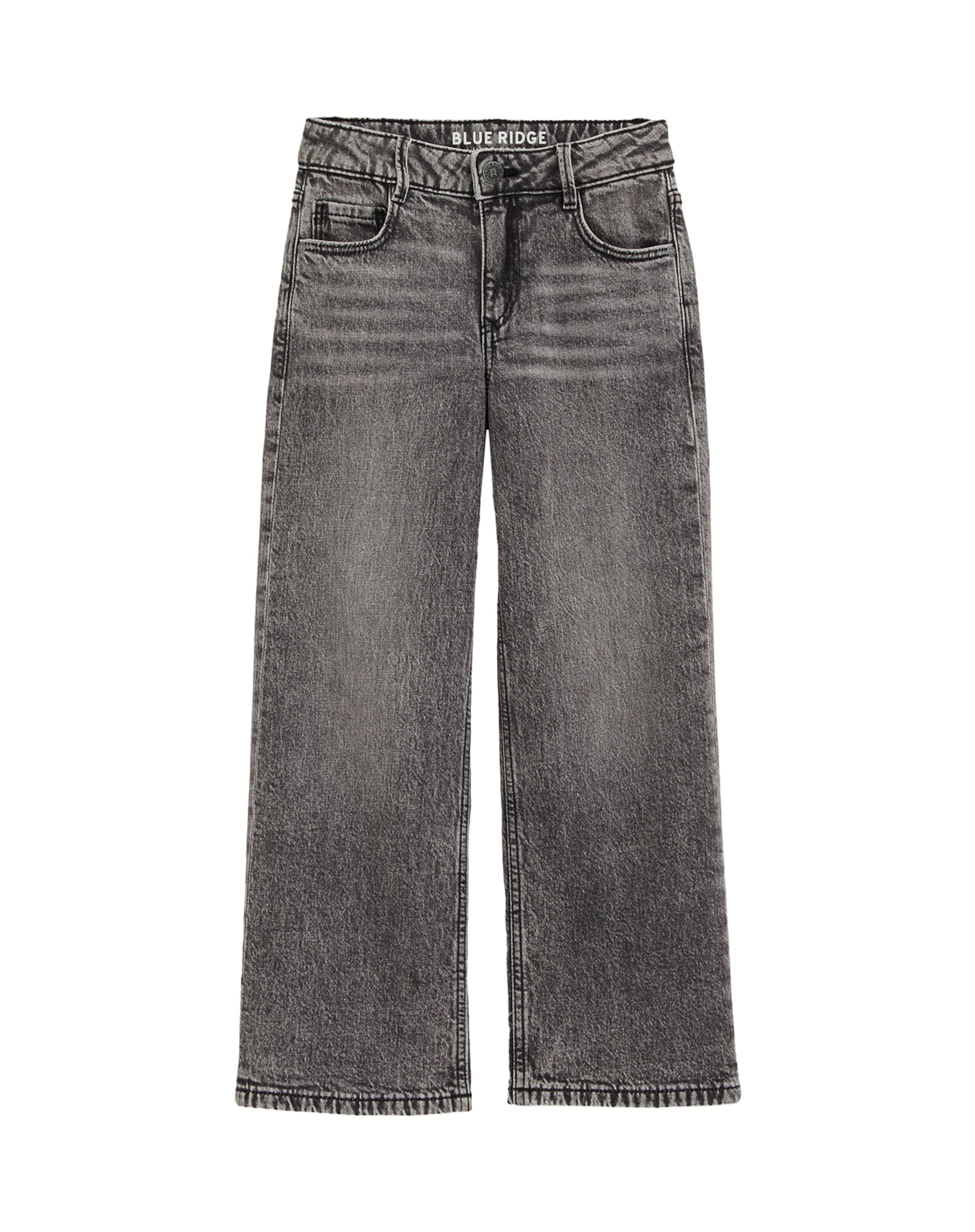 WE Fashion Avar lõige Teksapüksid, värv hall: eest vaates