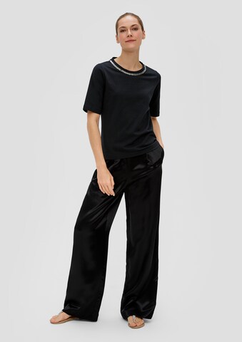 s.Oliver BLACK LABEL Shirt in Black