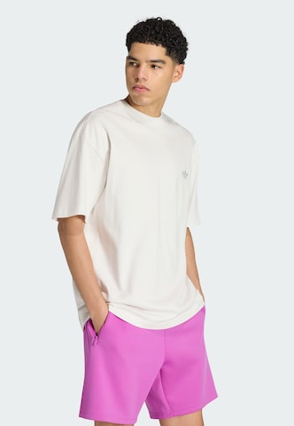ADIDAS ORIGINALS - Camiseta 'Trefoil Essentials' en blanco: frente