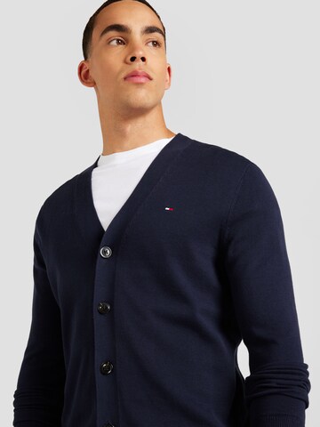 TOMMY HILFIGER Gebreid vest 'Essential' in Blauw
