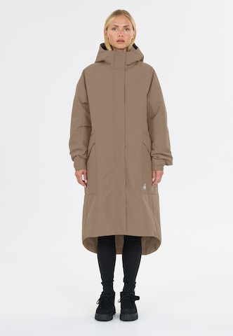 SOS Winter Jacket 'Trikora' in Brown