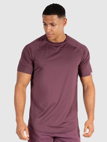 T-Shirt fonctionnel 'William' Smilodox en violet : devant