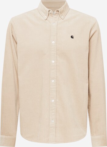 Carhartt WIP Regular Fit Hemd 'Madison' in Beige: predná strana