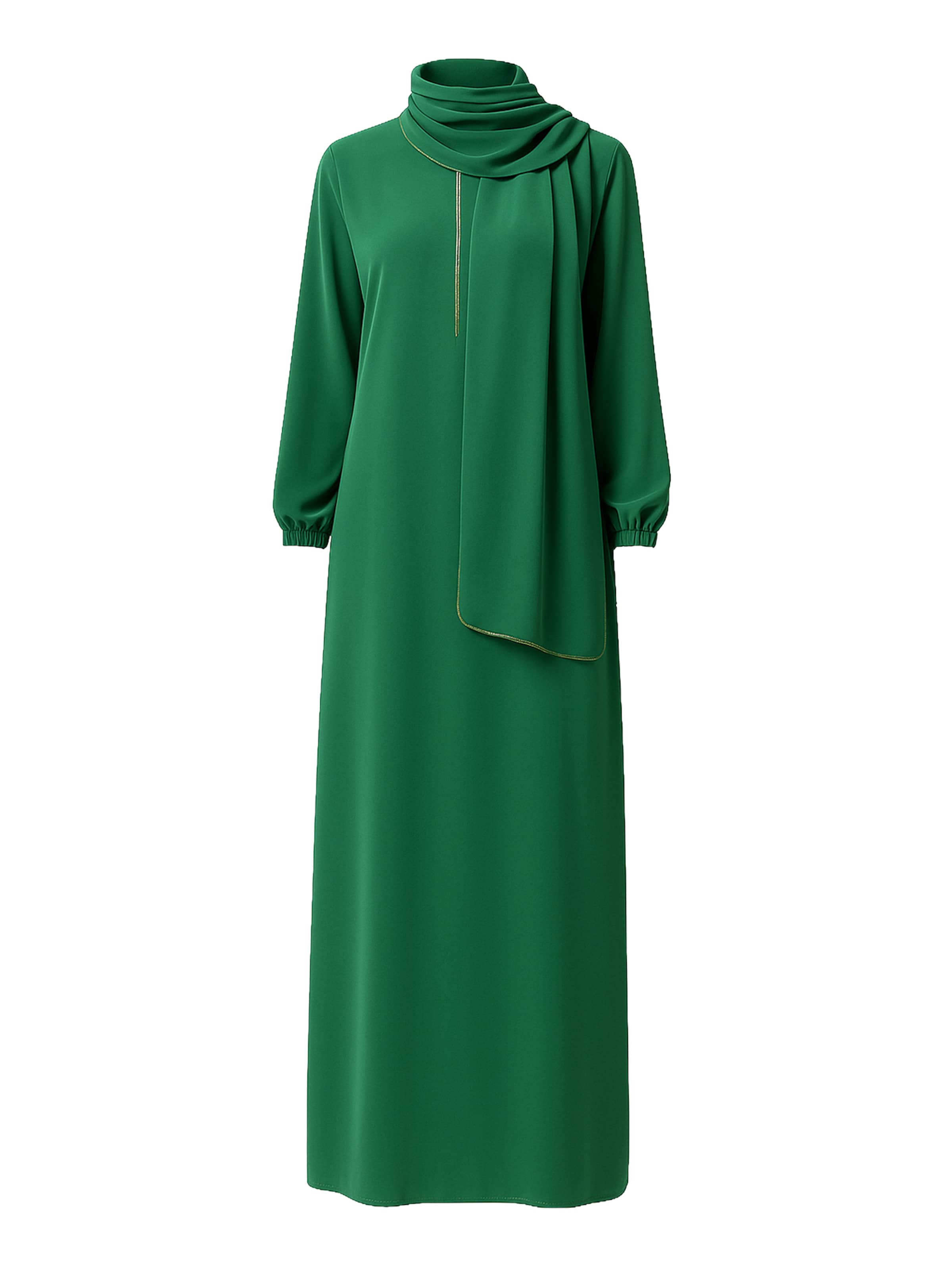 Robe Elara en vert : devant