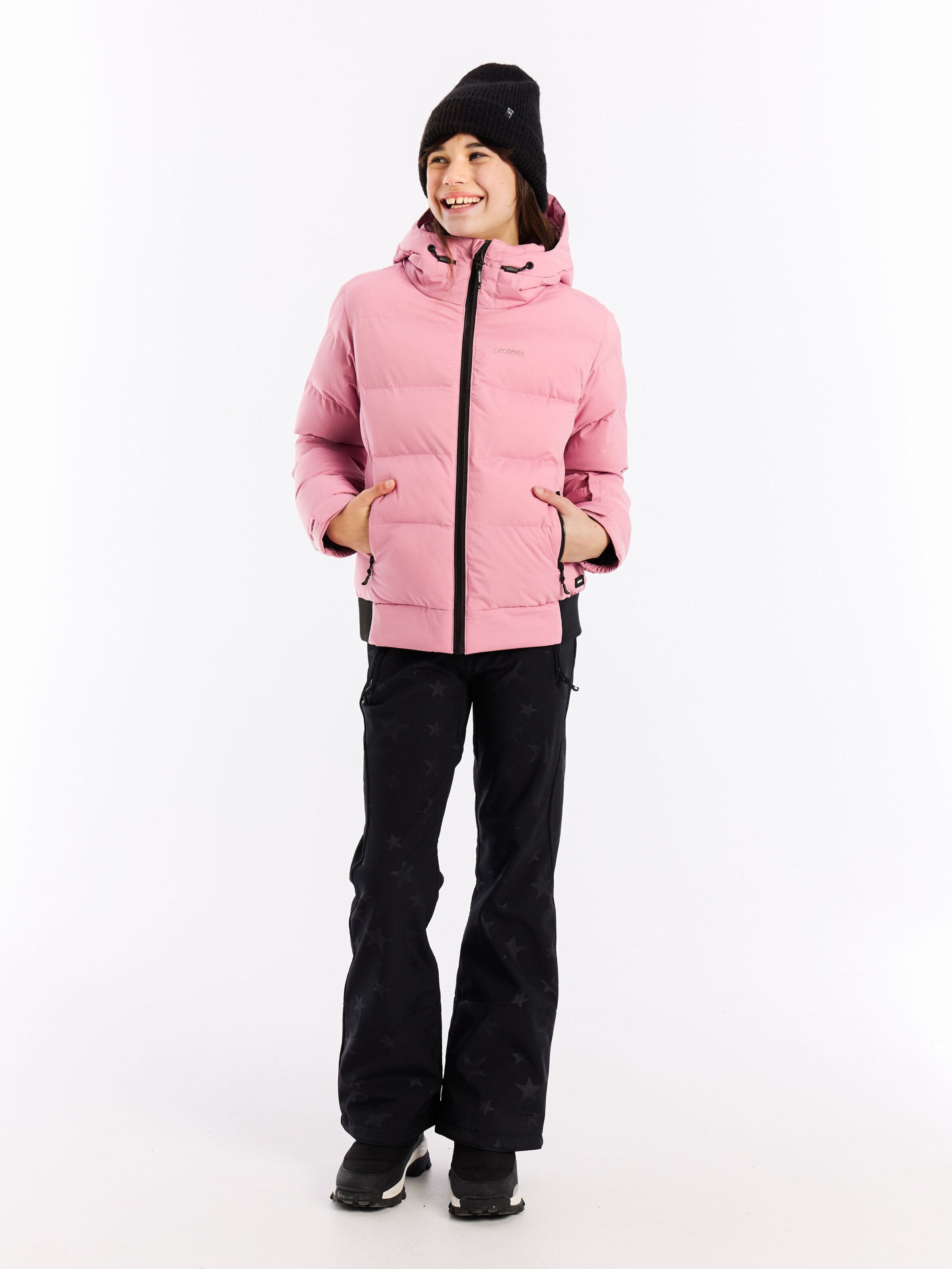 PROTEST Sportjacke 'PRTELINY JR'‌‌ in Pink