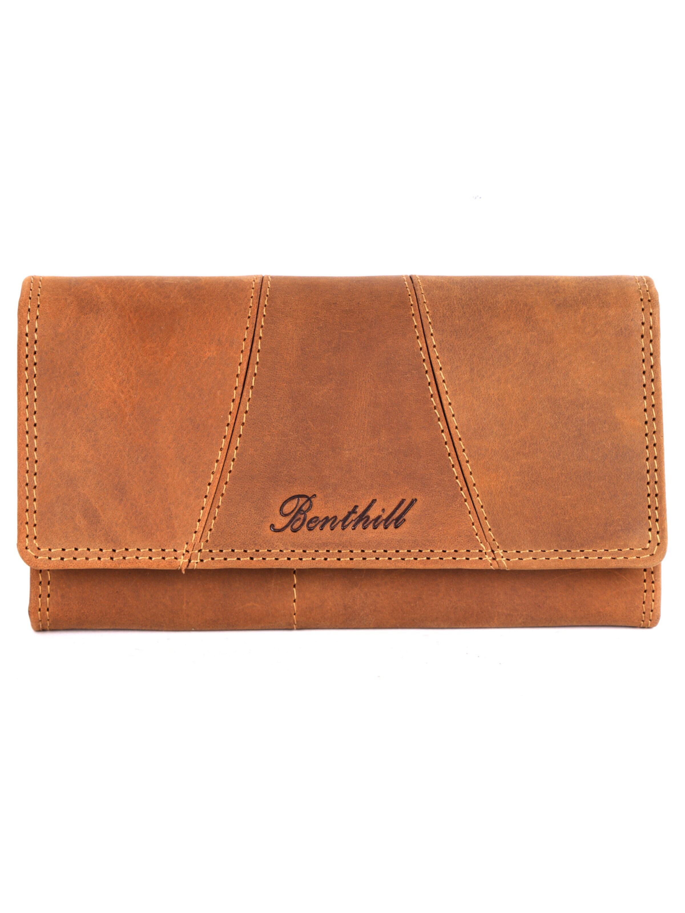 Benthill Wallet in Brown: front