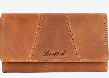 Benthill Wallet in Brown: front