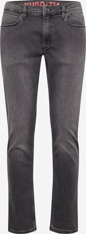 HUGO Slimfit Jeans '734' i grå: forside