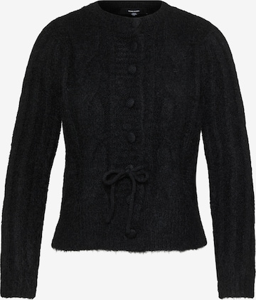 Cardigan 'VMLISA' Vero Moda Petite en noir : devant