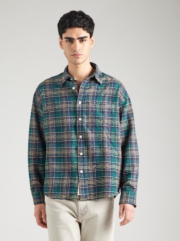 Woodbird Comfort Fit Košeľa 'Jong Em' - Zelená