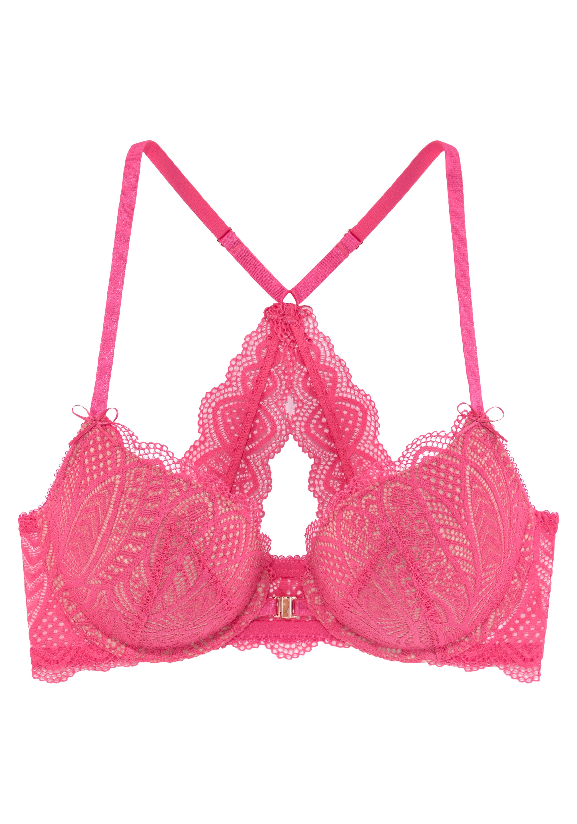 Sutien de la LASCANA pe roz: față