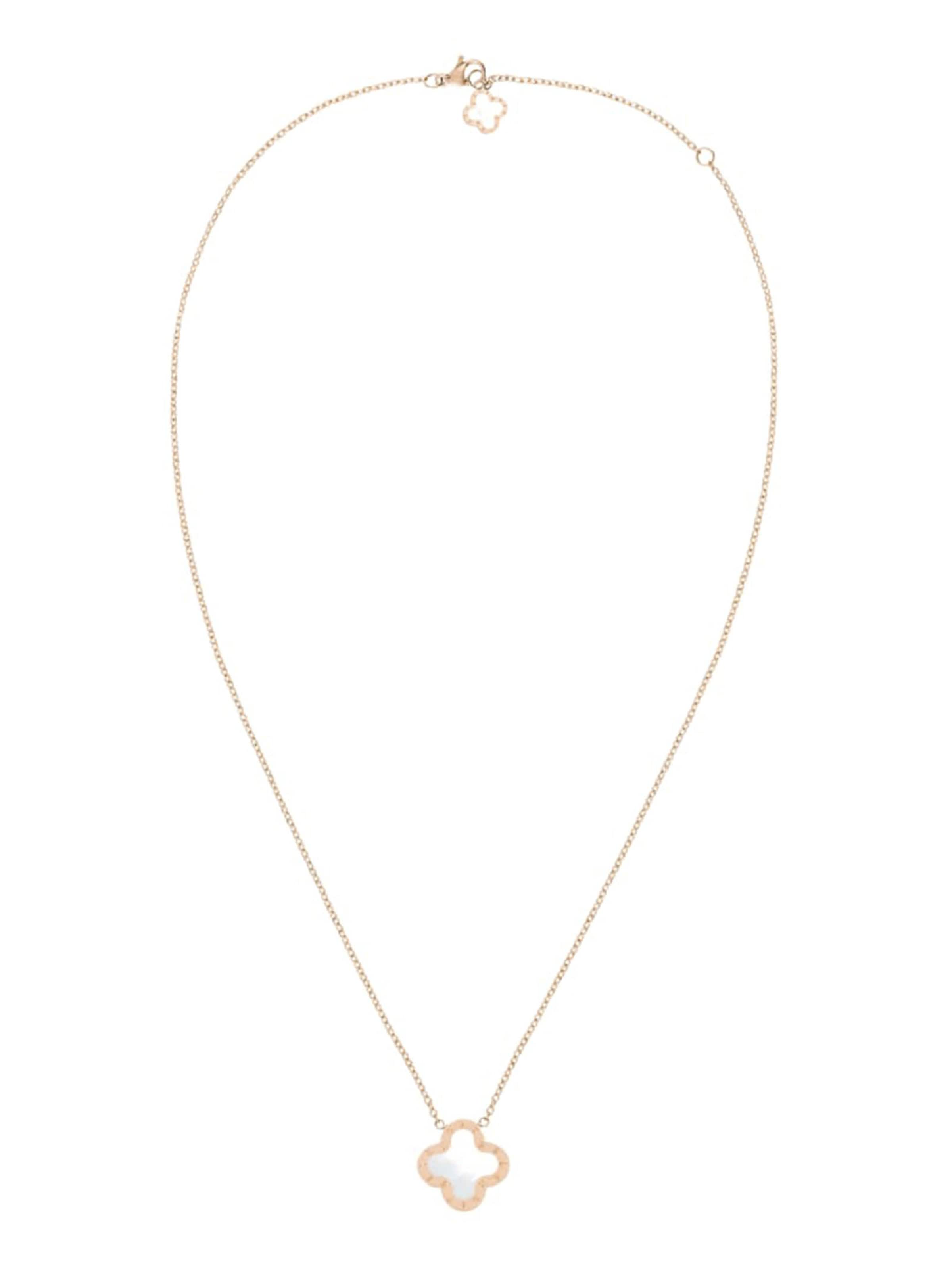 Lenoites Necklace in Gold: front