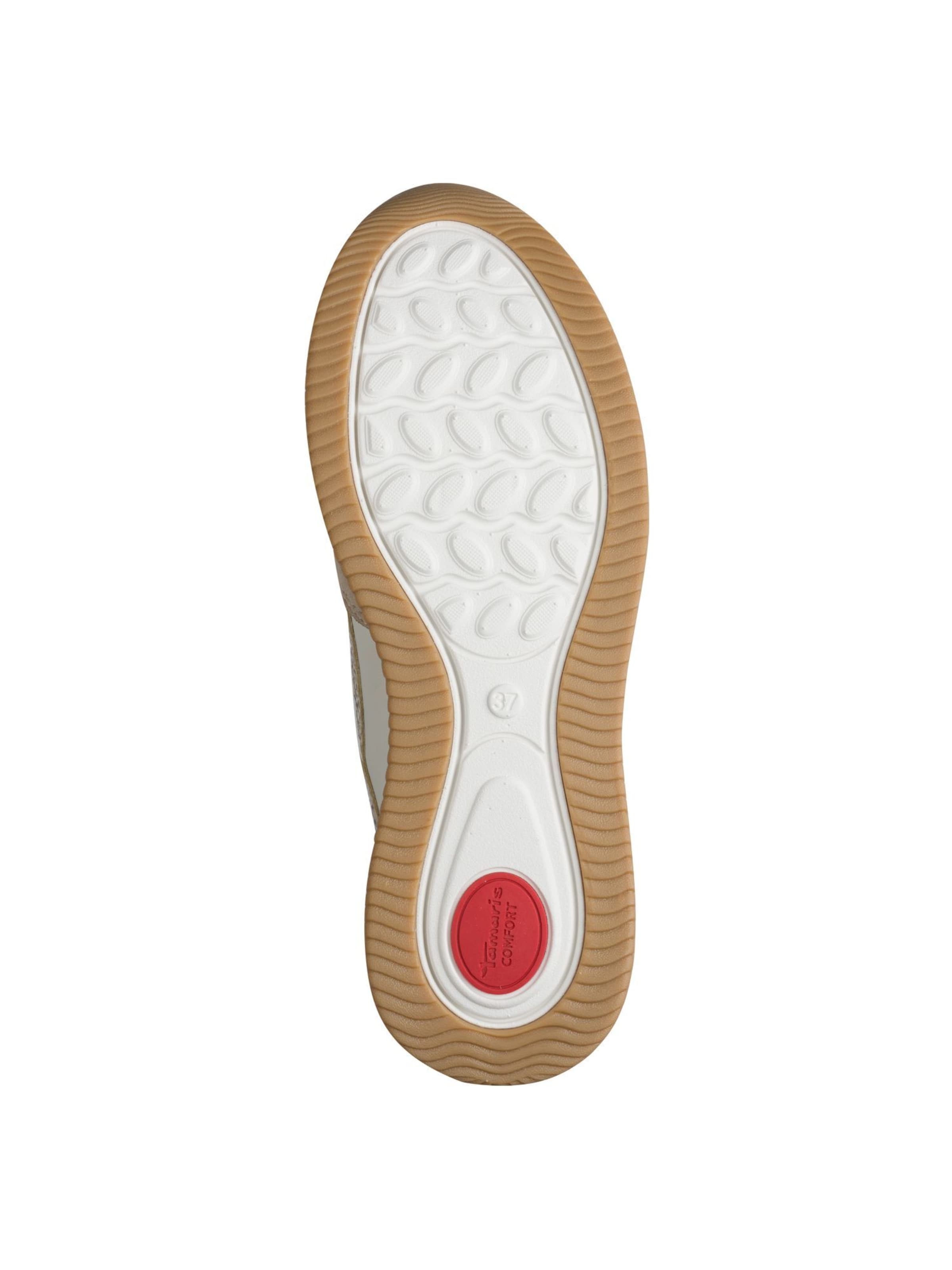 Tamaris Platform trainers in Beige