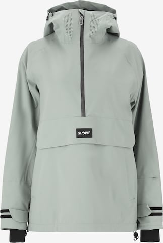 SLOPE Athletic Jacket 'Ruki' in Grey: front