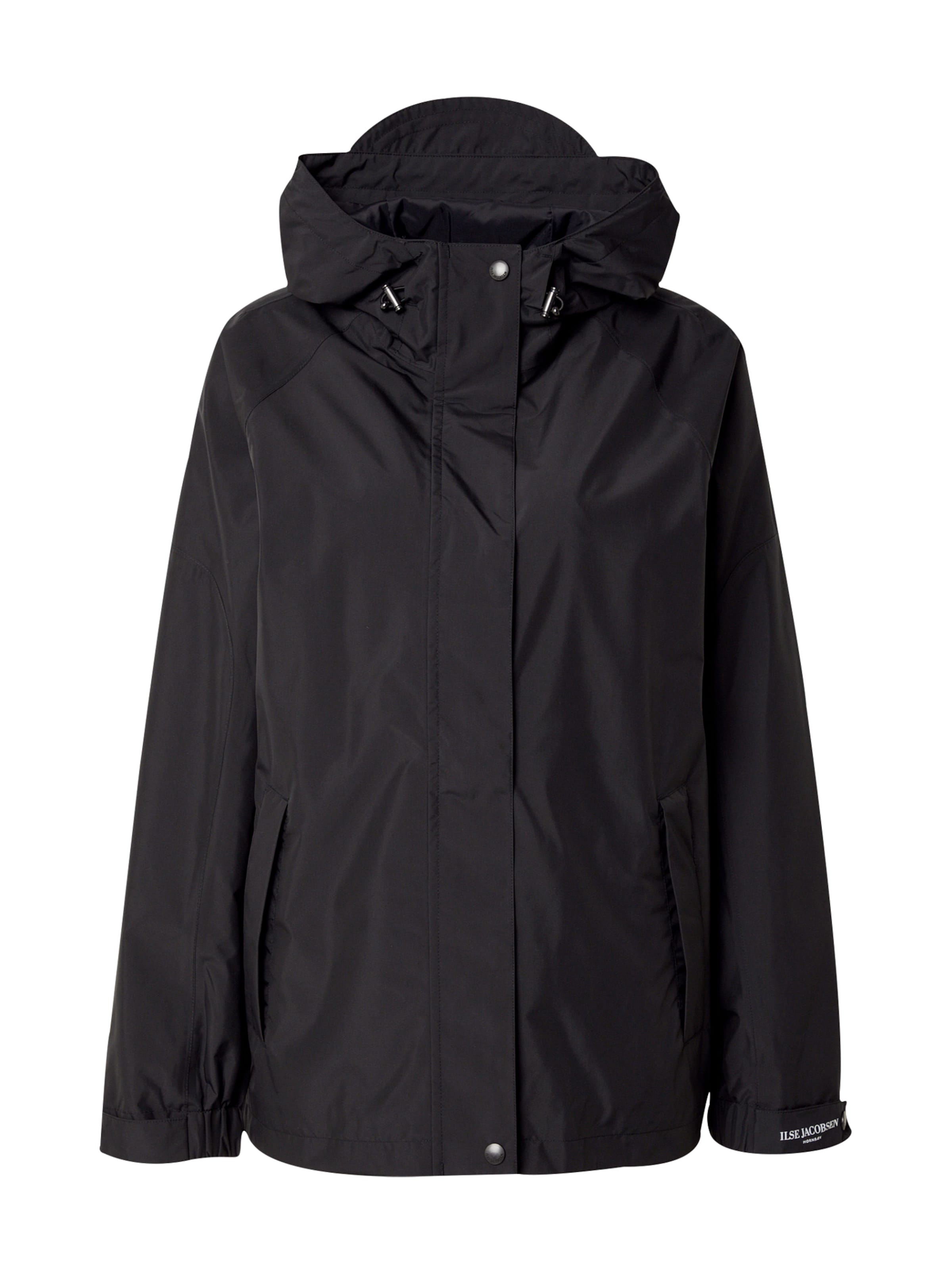 ILSE JACOBSEN Tussenjas in Zwart: voorkant