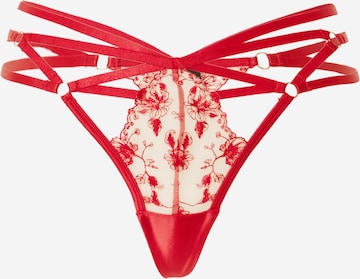 String 'Indulgence' di Hunkemöller in rosso: frontale