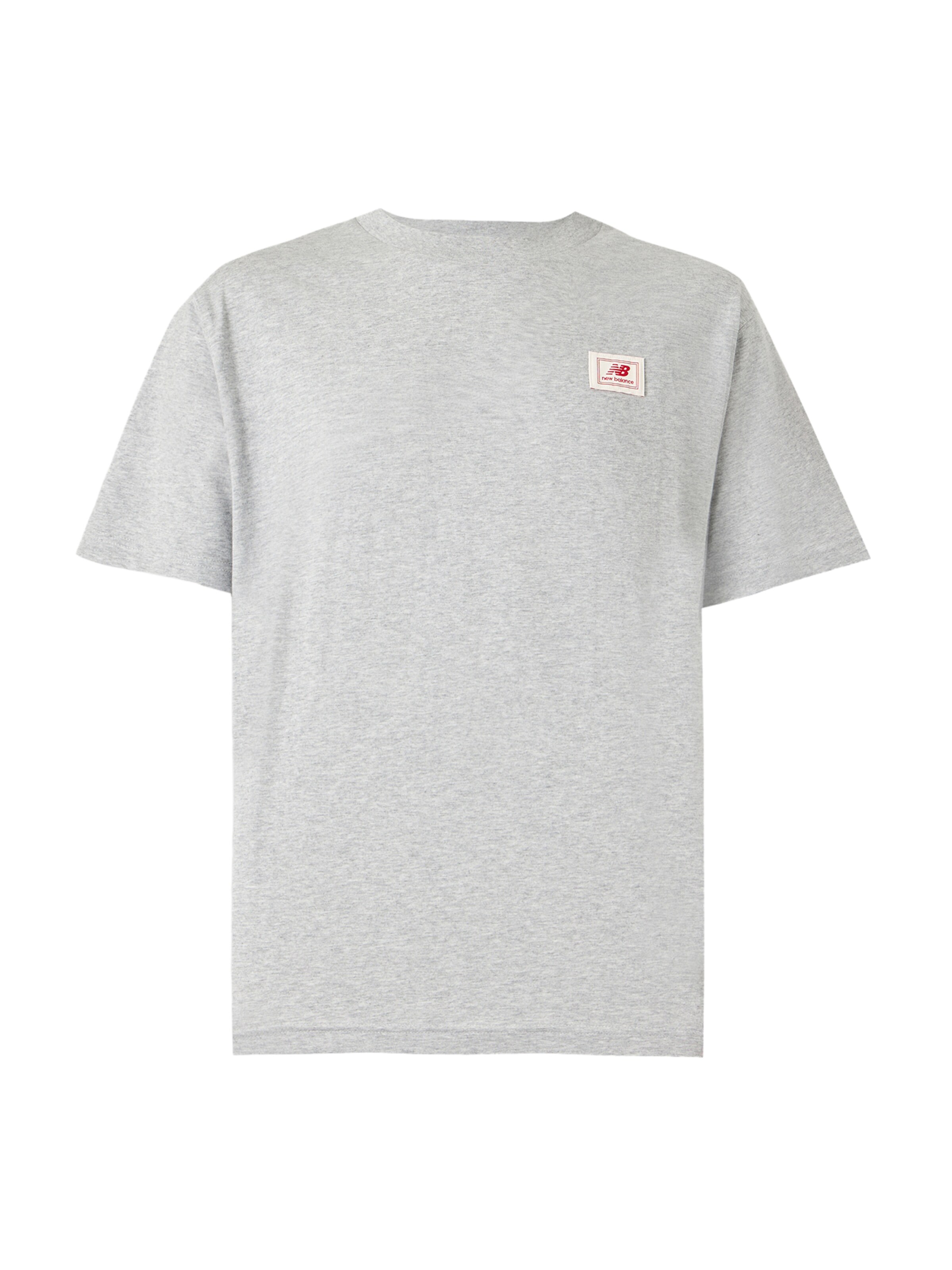 new balance T-Shirt in Grau: Vorderseite