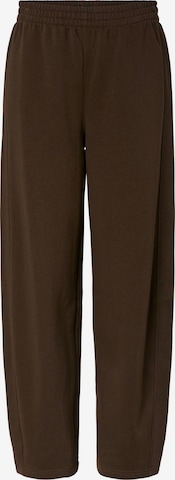 Pantalon 'PCFilucca' PIECES en marron : devant