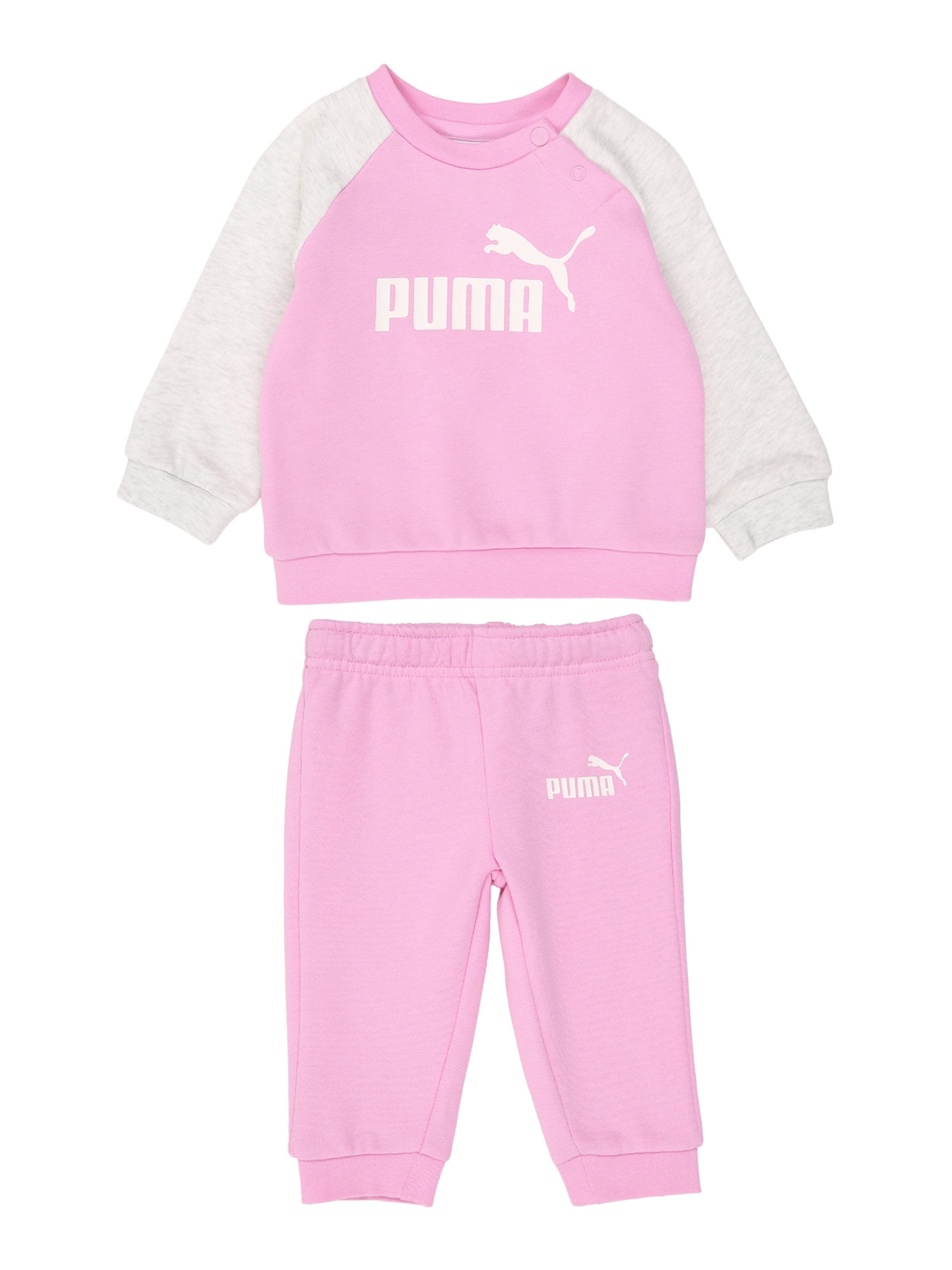 PUMA Träningsoverall 'Minicats Essentials' i rosa: framsida