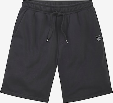 JOHN DEVIN Regular Trousers in Black: front