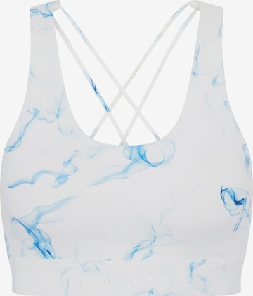 Born Living Yoga Bralette Sports bra 'Helio' in Blue: front