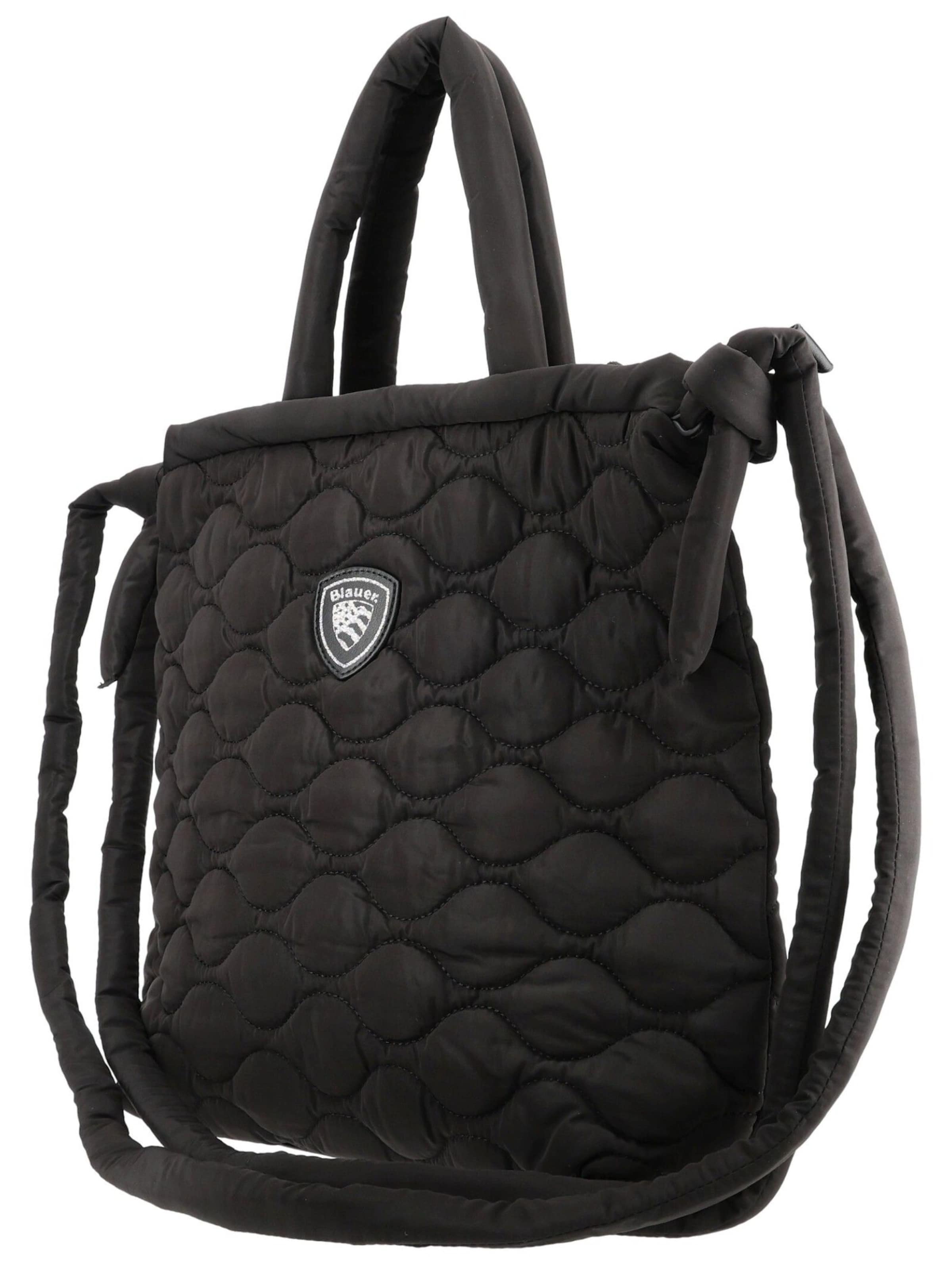 Borsa a mano di Blauer.USA in nero: lato