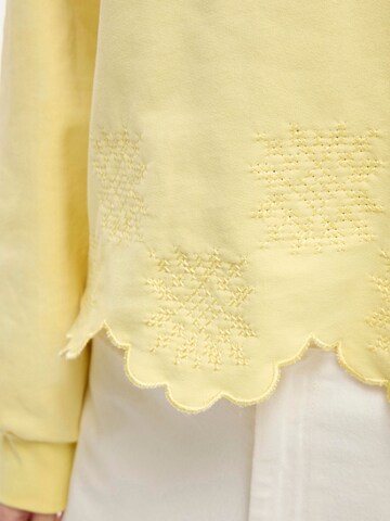 VILA Sweatshirt 'VIHailey' i gul