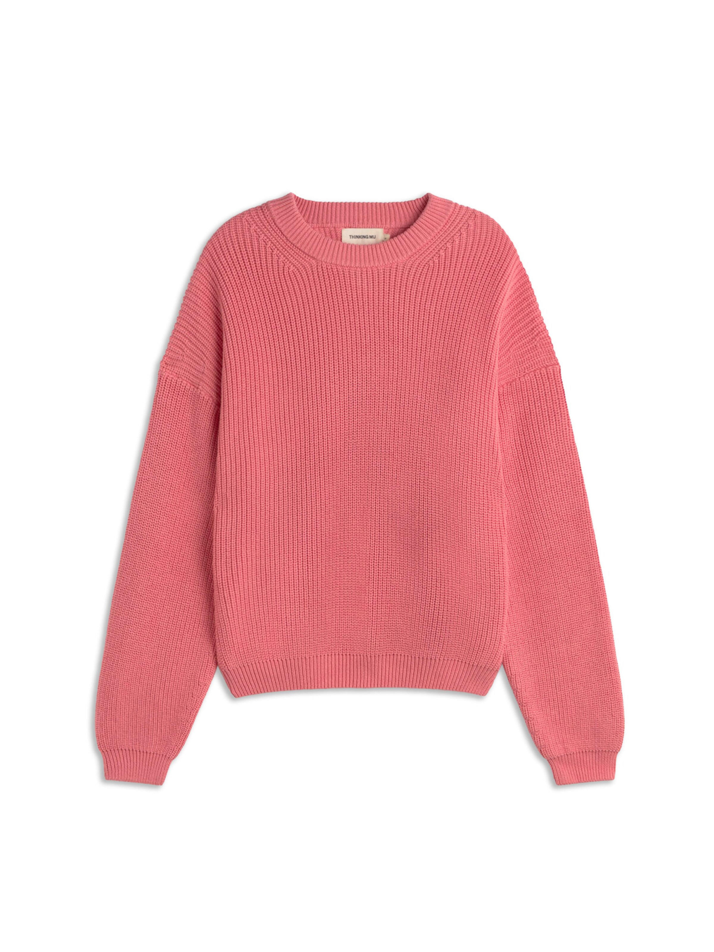 Thinking MU Pullover 'Carmen' in Pink: Vorderseite