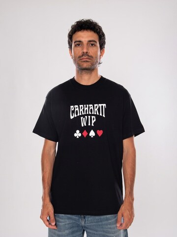 Carhartt WIP Shirt 'S/S DECK T-SHIRT BLACK' in Zwart