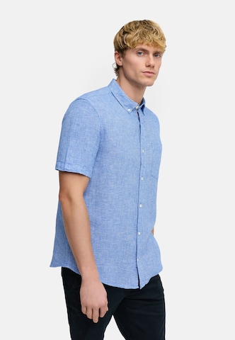 Kronstadt Regular fit Overhemd 'KSGallagher' in Blauw