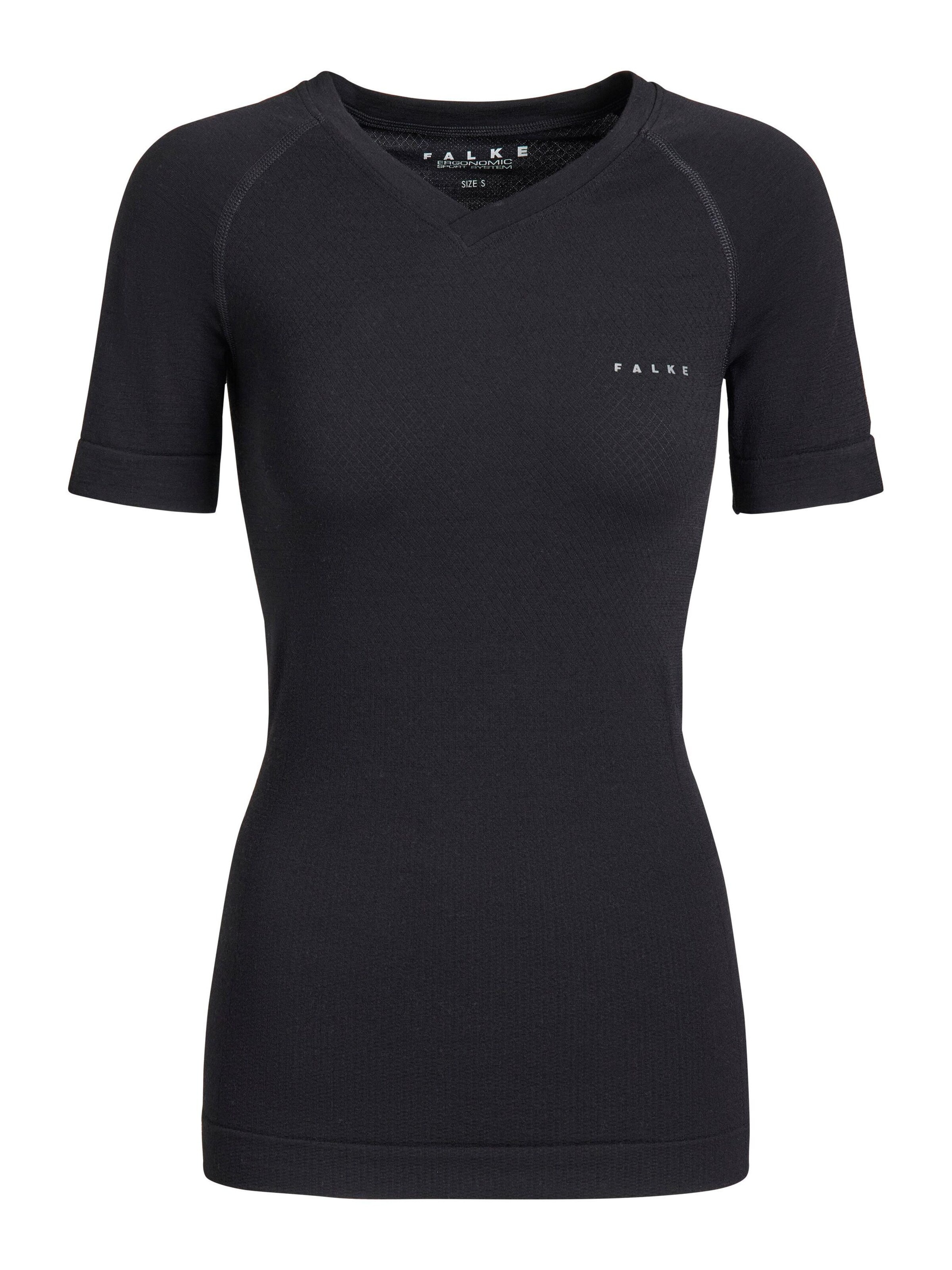 FALKE Base Layer in Black: front