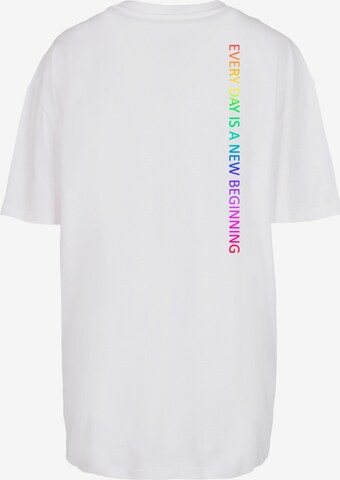 T-shirt 'Hope Rainbow' Merchcode en blanc