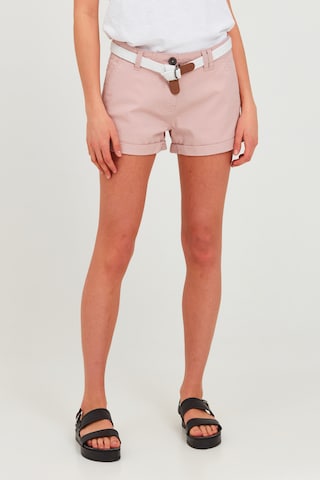 Oxmo Chino Pants 'Channet' in Pink: front