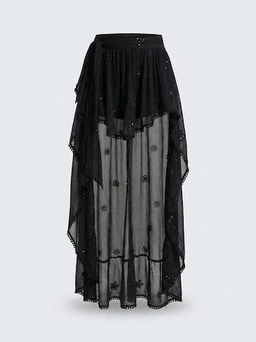 Miss June - Falda 'Jupe Celeste' en negro: frente